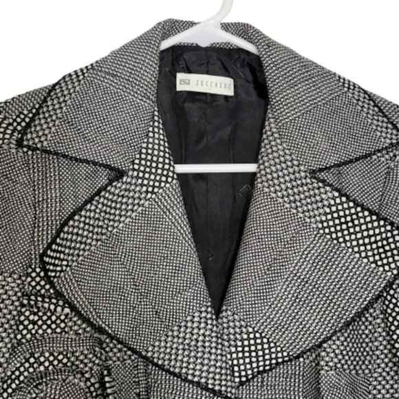 Zucchero designer jacket high quality, tweed mix pattern pockets - Picture 4 of 8